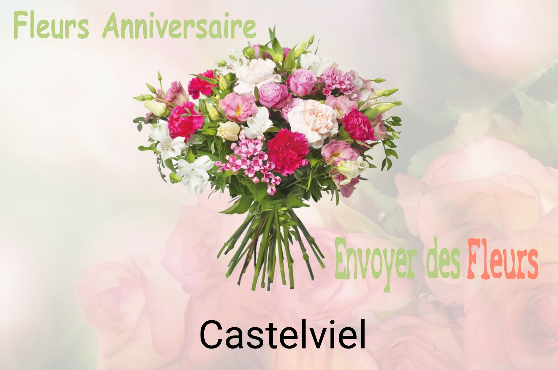 Bouquet de fleurs d’anniversaire livré à Castelviel
